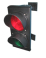 C0000710 Светофор светодиодный, 2-секционный, красный-зелёный, 