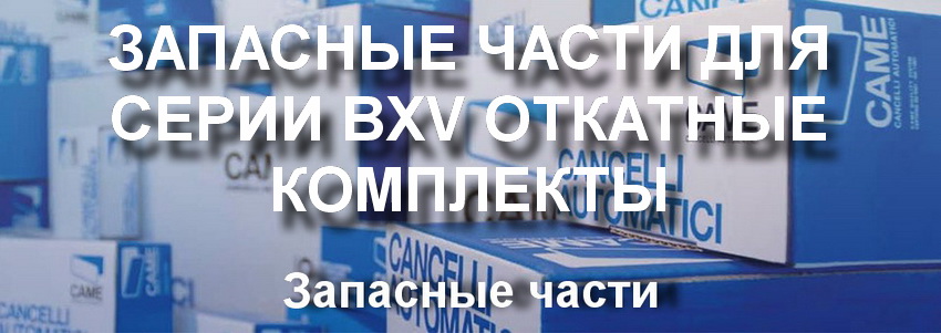 Запасные части серии BXV