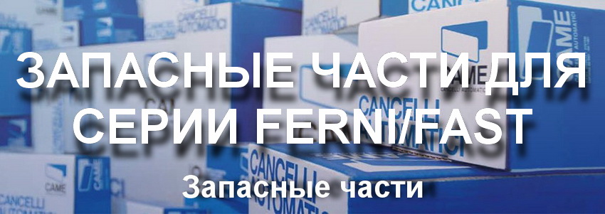 ЗАПАСНЫЕ ЧАСТИ ДЛЯ СЕРИИ FERNI/FAST